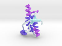 Human Prion Protein 1qm0 (Ribbon)