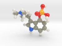 Psilocybin Small Molecule 3d printed